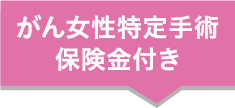 がん女性特定手術保険金付き